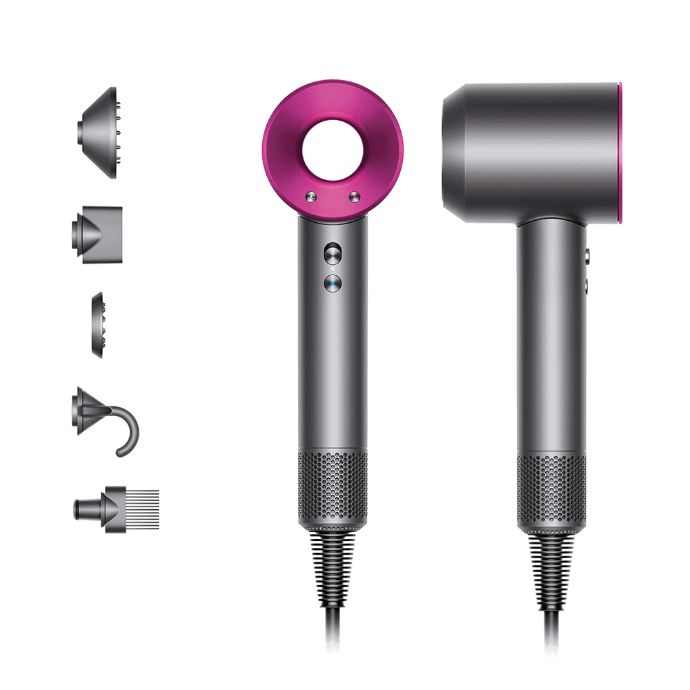 Dyson® Supersonic Hairdryer - HD07 - Nickel/Fuchsia image